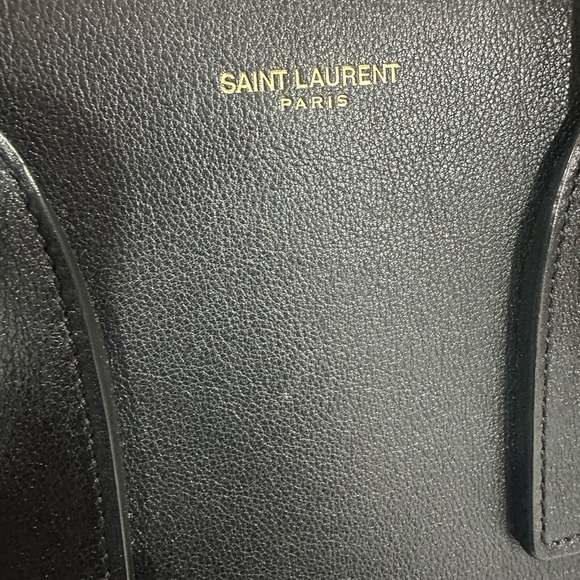 Saint Laurent Black Leather  Bag - Picture 5 of 5